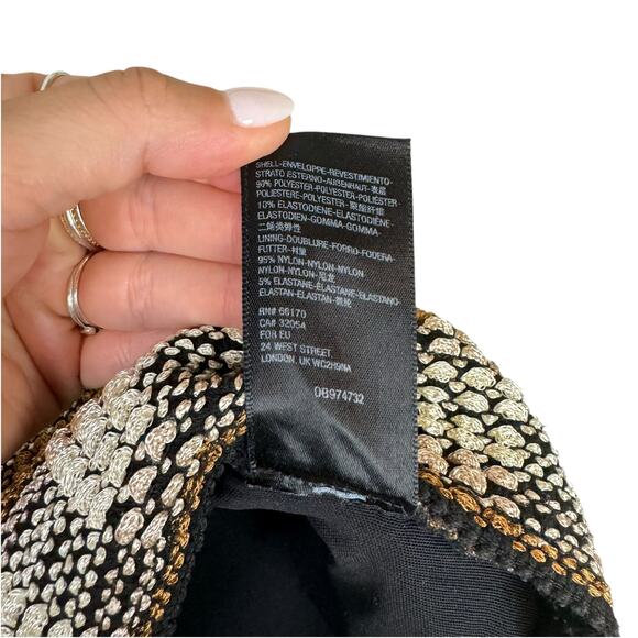 Urban Outfitters UO Dreamweaver Brown Cream Plaid Stretch Cropped Cami Top - Picture 11 of 11